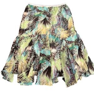 IN STUDIO FLORAL Long Boho Skirt size 1X